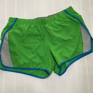 Patagonia green athletic shorts